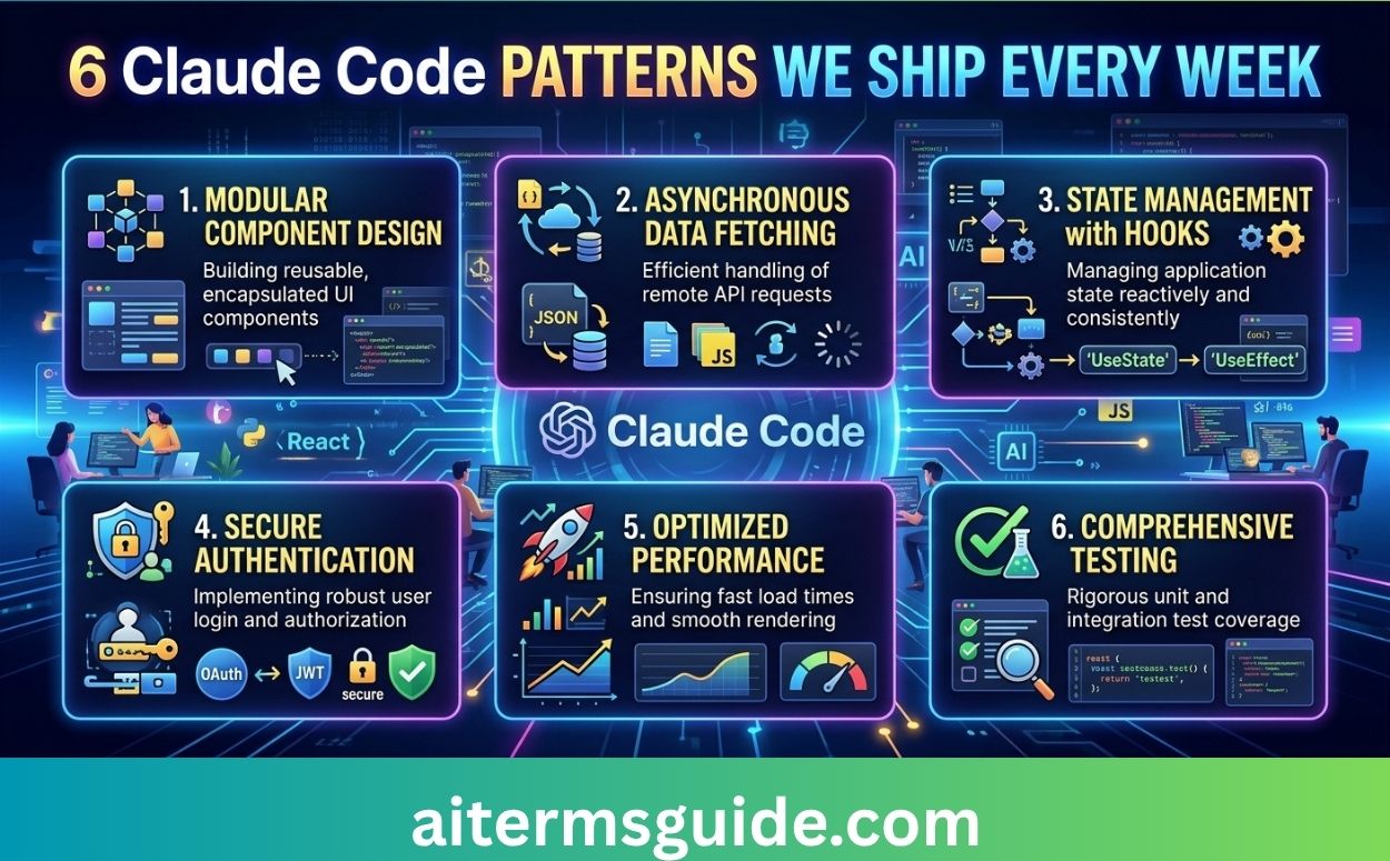 6 Claude Code patterns we ship every week